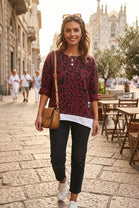 LEOPARD 2 IN 1 DETAIL SCUBA TOP
