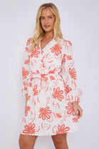 ANGLAISED PRINTED DRESS (15111184056704)