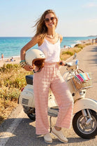CRINKLE PATTER WIDE LEG TROUSER(MIXED COLOUR PACK)