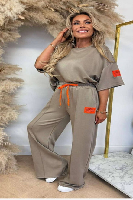 Slogan detail loungewear (15262266491264)