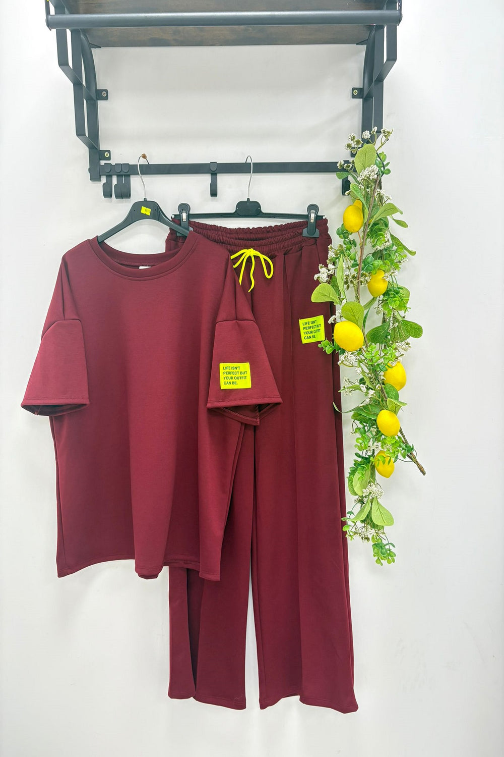 Slogan detail loungewear (15262280974720)