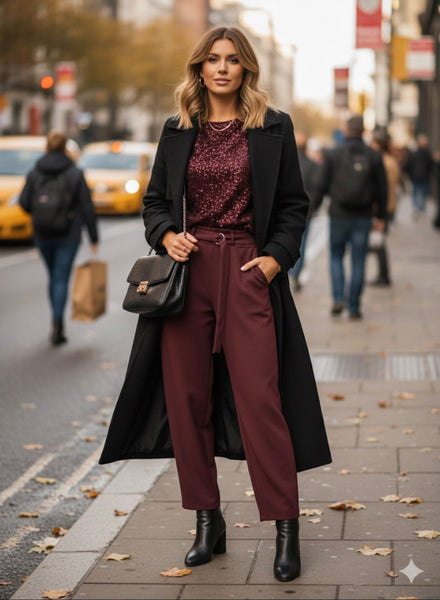 BOW BACK EMBELLISHED BLOUSE