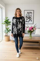 EMBROIDERED DETAIL JUMPER