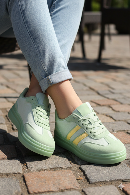 STRIPED SNEAKERS