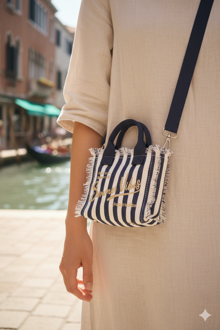 SMALL SUMMER VIBES TOTE BAG