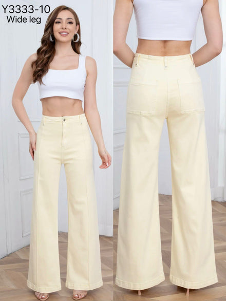 WIDE LEG DENIM JEANS