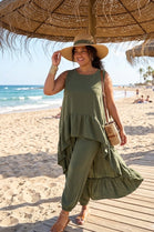 HIGH LOW FRILL DETAIL SET