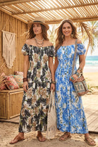 FLORAL PRINT BUTTON MAXI(MIXED COLOUR PACK)