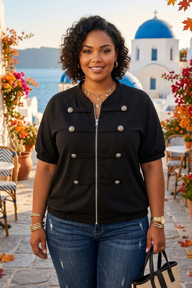 ZIP-UP MILITARY JACKET