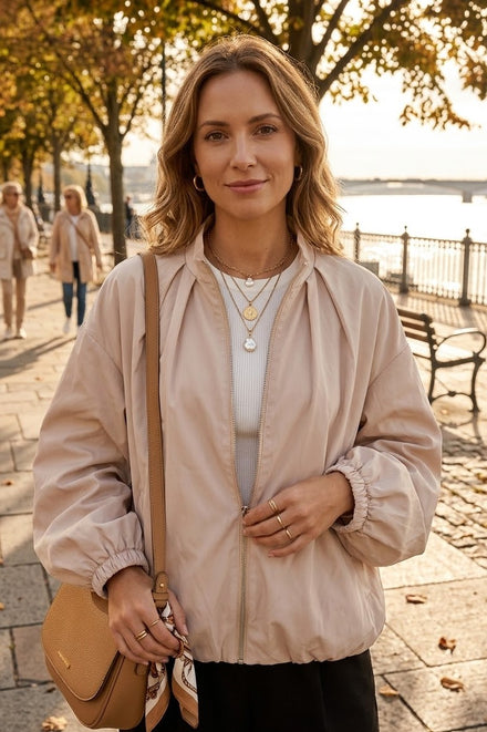 ZIP-UP BOMBER JACKET