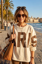 OVERSIZED SLOGAN SWEATSHIRT