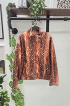 BOMBI PRINT ZIP-UP JACKET