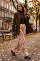 FRONT DETAIL BAMBI PRINT SCUBA TROUSER