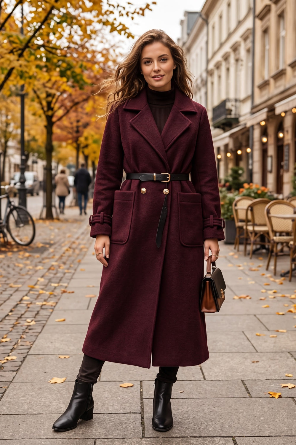 BELTED LONGLINE SOFT KNIT COAT