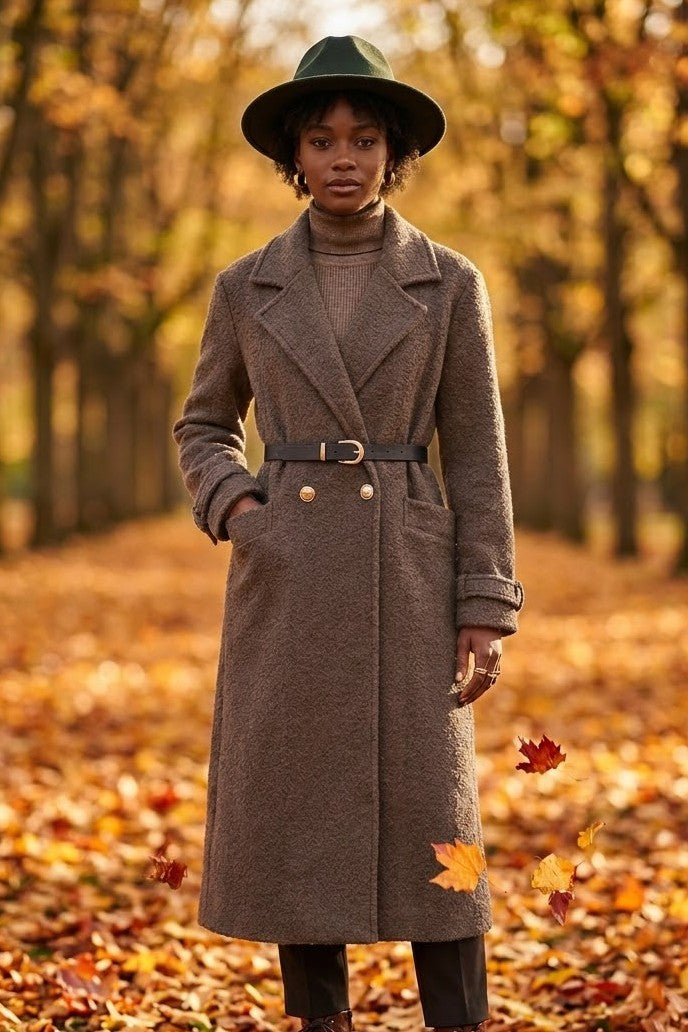 BELTED LONGLINE SOFT KNIT COAT
