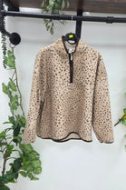 BAMBI PRINT HALI-ZIP FLEECE JACKET