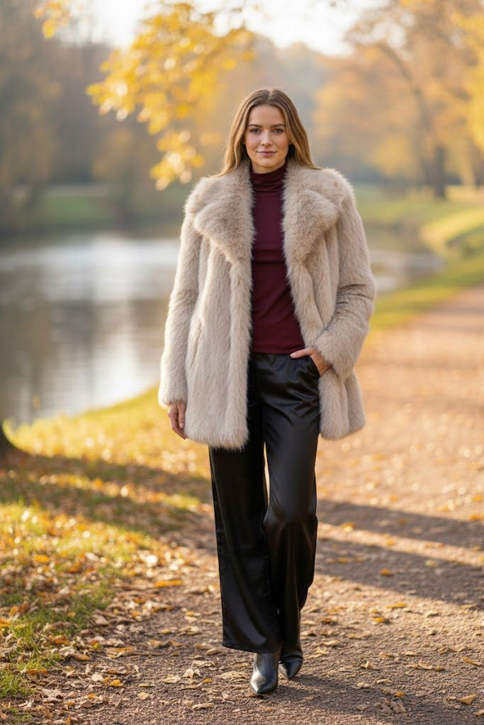 LONG FUR COAT