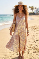 PAISLEY PRINT CAMI BEACH DRESS