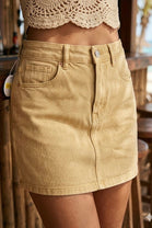 DENIM SKORTS