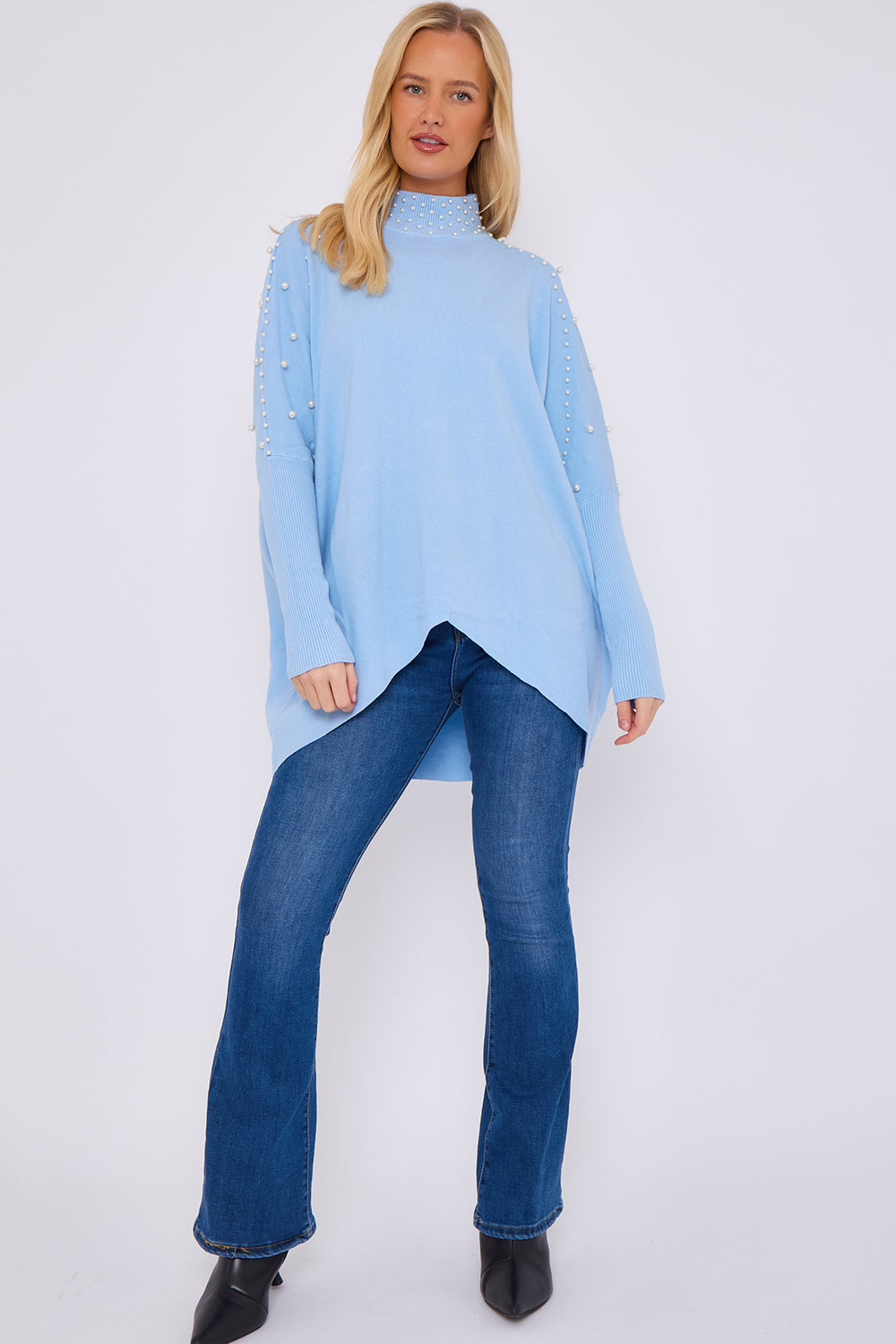 PEARL EMBELLISHED HIGHNECK JUMPER (15066358907264)