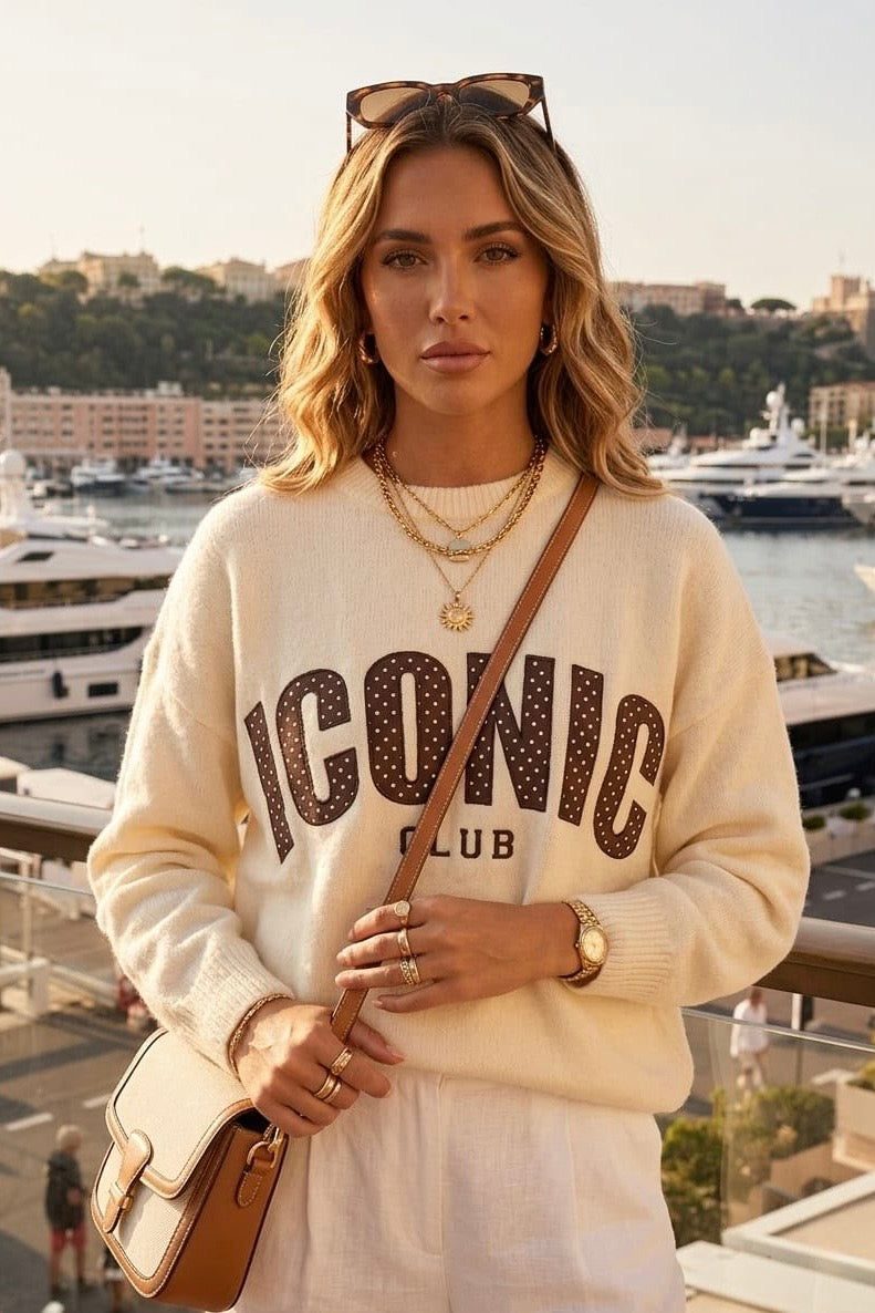 ICONIC SLOGAN JUMPER