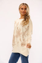 EMBROIDERED DETAIL JUMPER (15334211256704)