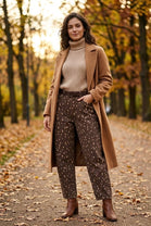 BAMBI PRINT BARREL JEANS