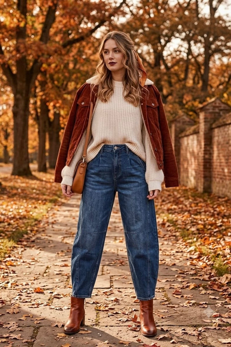 SUPER STRETCH BALLOON SEAM DETAIL JEANS