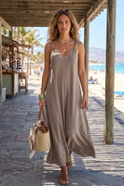 GOLD BUTTON  STRAP MAXI