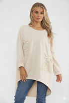 SEQUIN BOW SEWATSHIRT