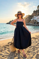 CAMI BUBBLE HEM MIDI DRESS