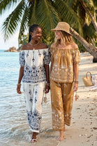 PRINTED OFF SHOULDER SET(MIXED COLOUR PACK)