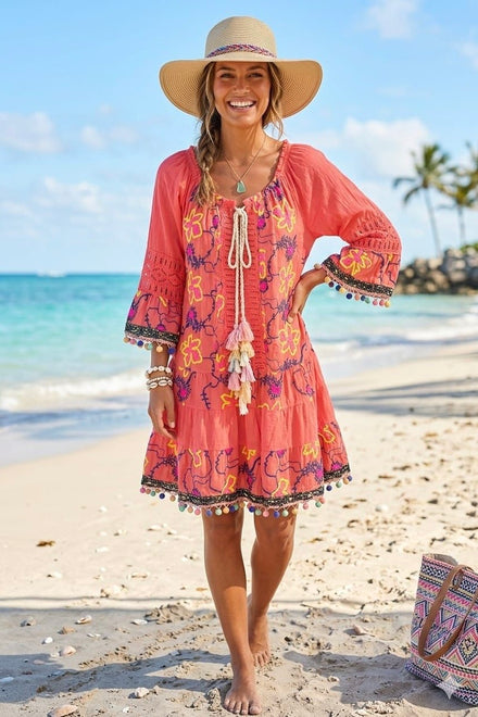 BOHO EMBROIDERED TUNIC