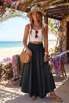 ELASTICATED WIDE LEG CULOTTES