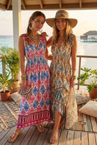 SMOCKED WAIST SLEEVELESS MAXI(MIXED COLOUR PACK)