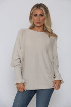 BATWING FRILL JUMPER