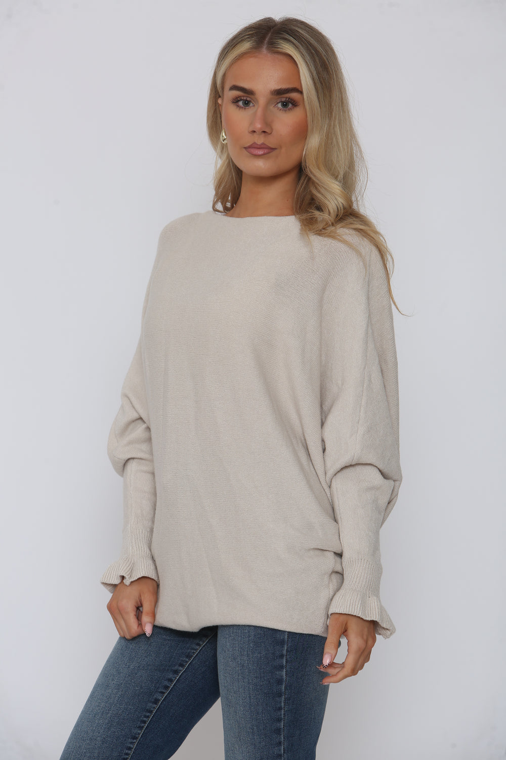 BATWING FRILL JUMPER