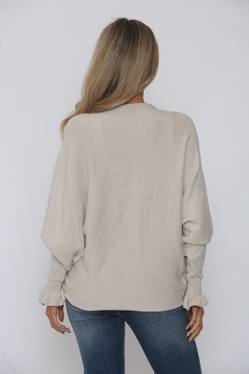 BATWING FRILL JUMPER
