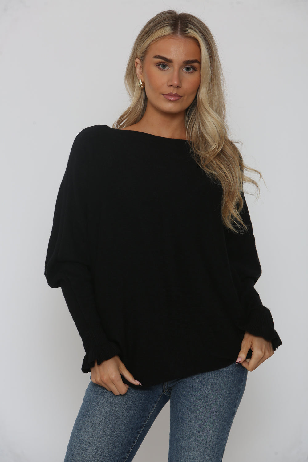 BATWING FRILL JUMPER