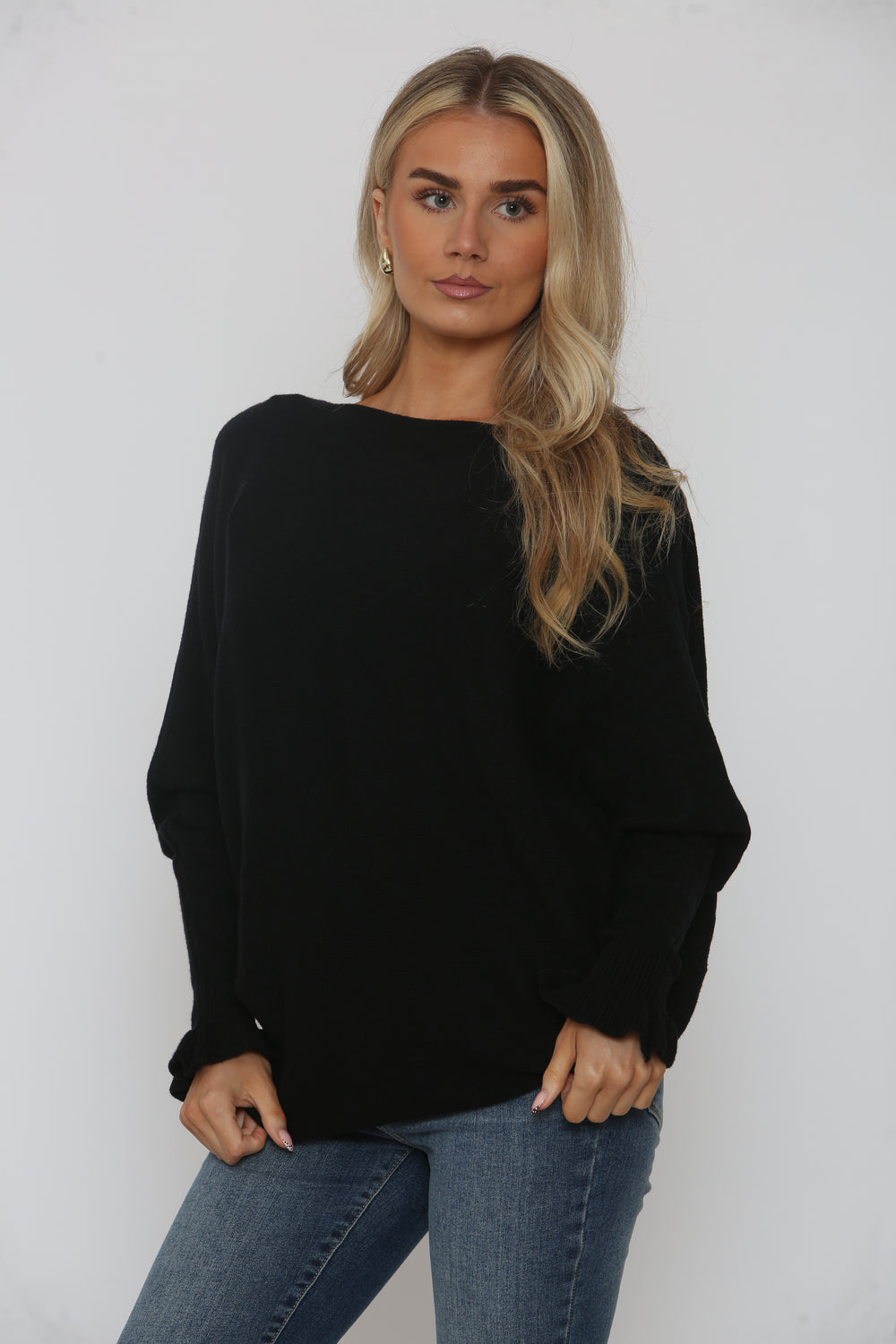 BATWING FRILL JUMPER