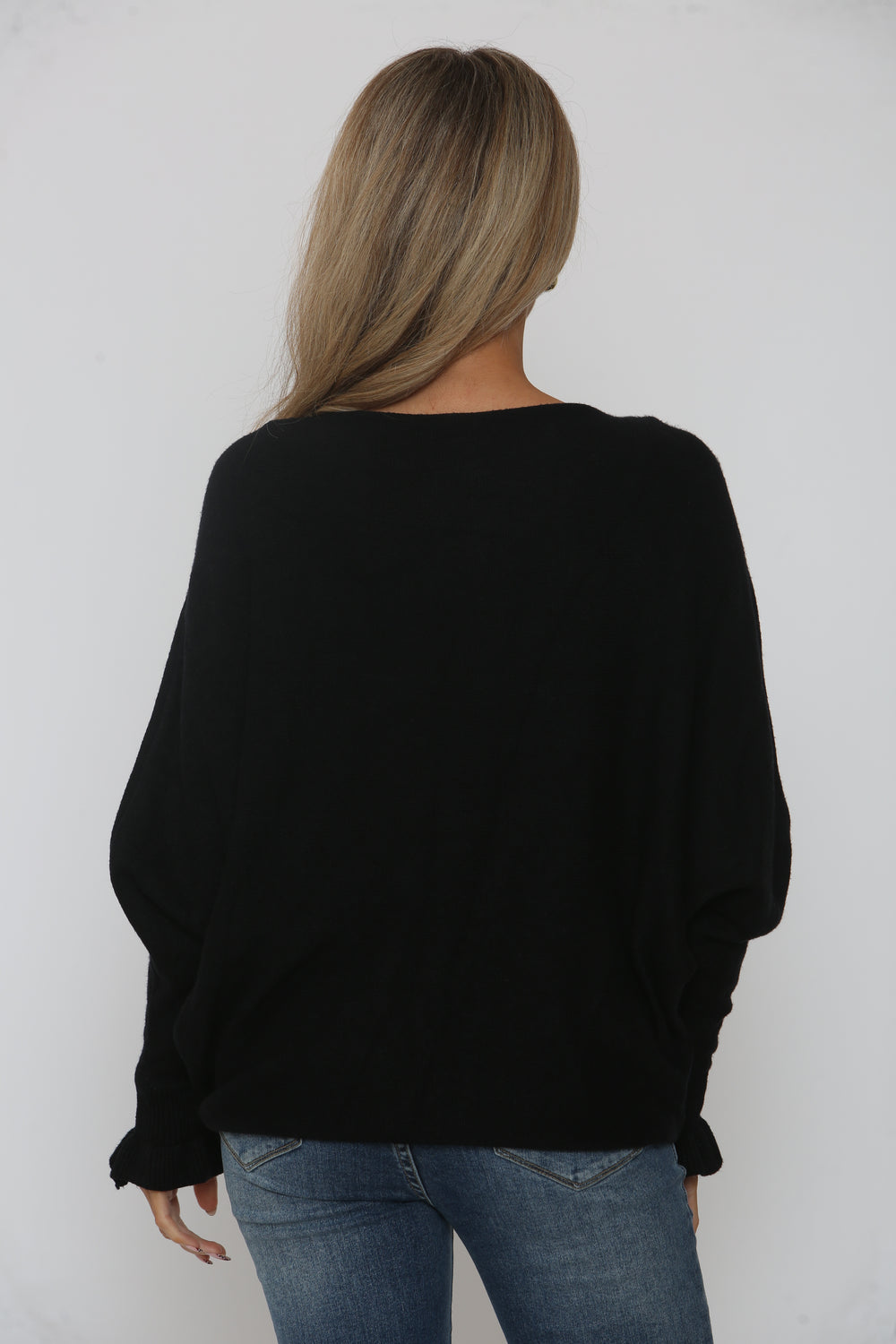 BATWING FRILL JUMPER