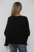 BATWING FRILL JUMPER