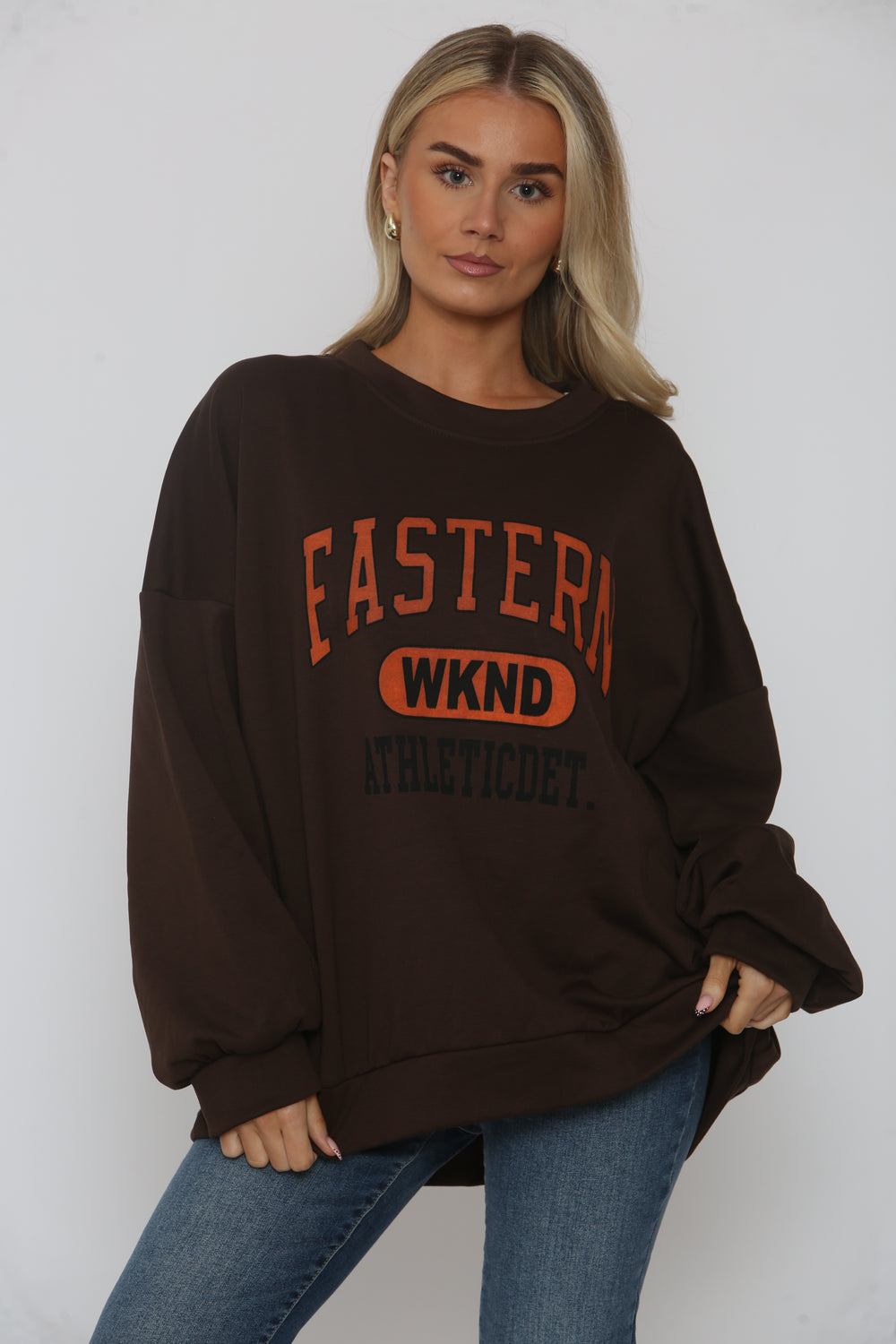 SLOGAN SWEAT SHIRT