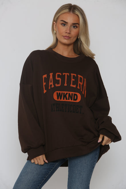 SLOGAN SWEAT SHIRT