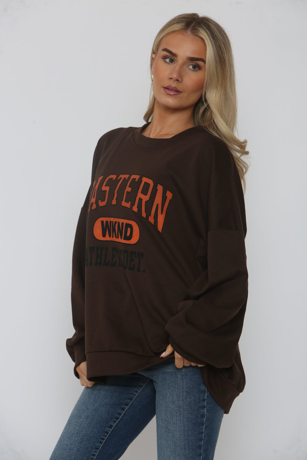 SLOGAN SWEAT SHIRT