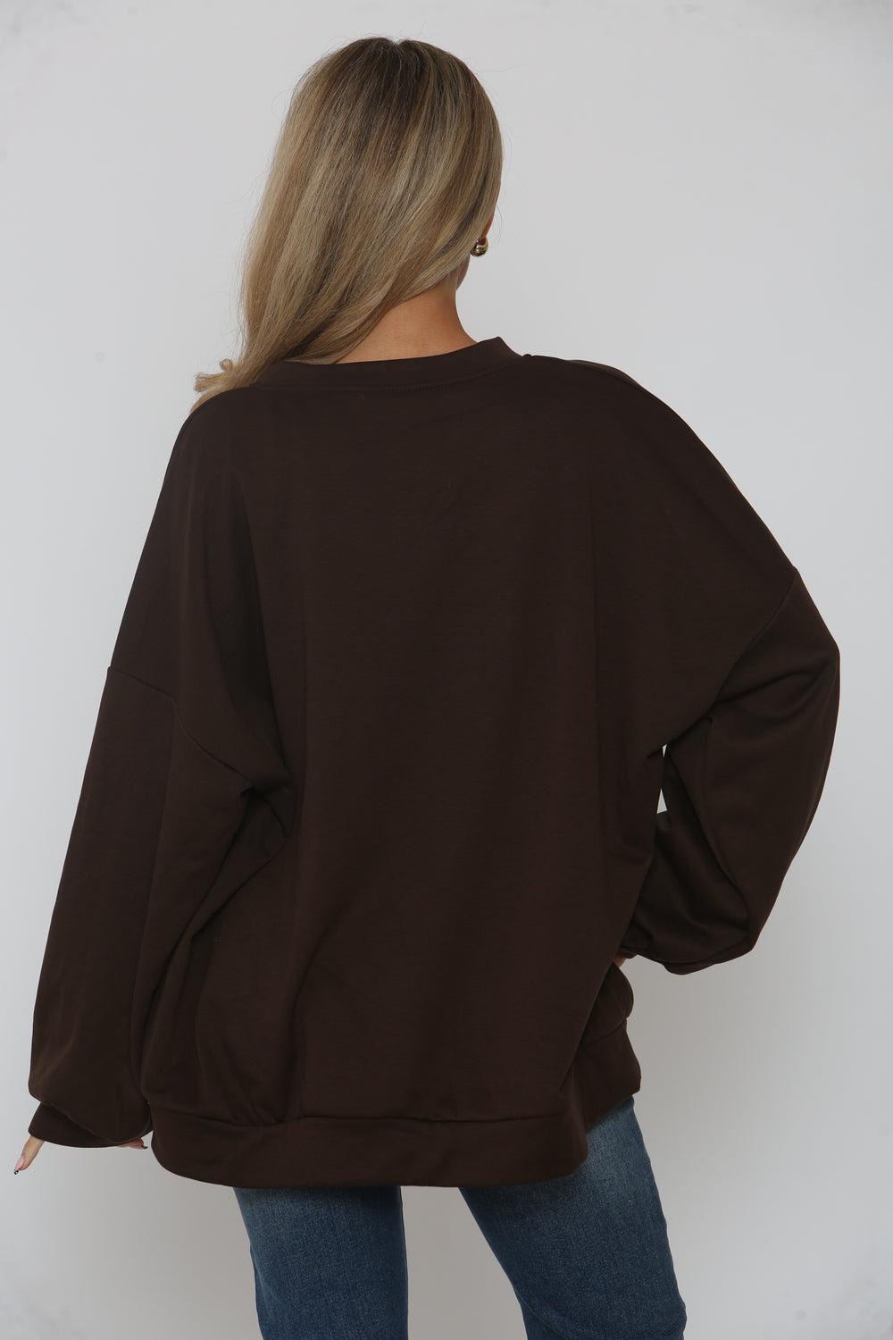 SLOGAN SWEAT SHIRT