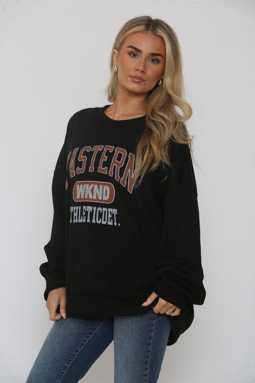 SLOGAN SWEAT SHIRT