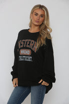 SLOGAN SWEAT SHIRT