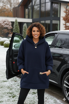 TEDDY SLOGAN PATCH HOODIE