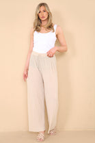 PLEATED PLAIN TROUSERS(MIX COLOUR PACK) (7979308089592) (8013864730872) (8044688703736) (8251032699128) (8277897707768)